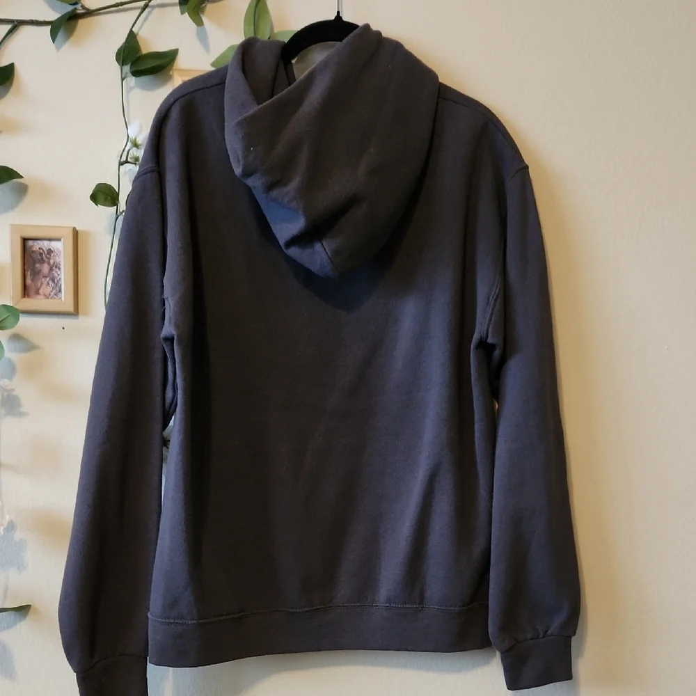 Women's Dark Grey Graphic Hoodie - M - Picture 2 of 2